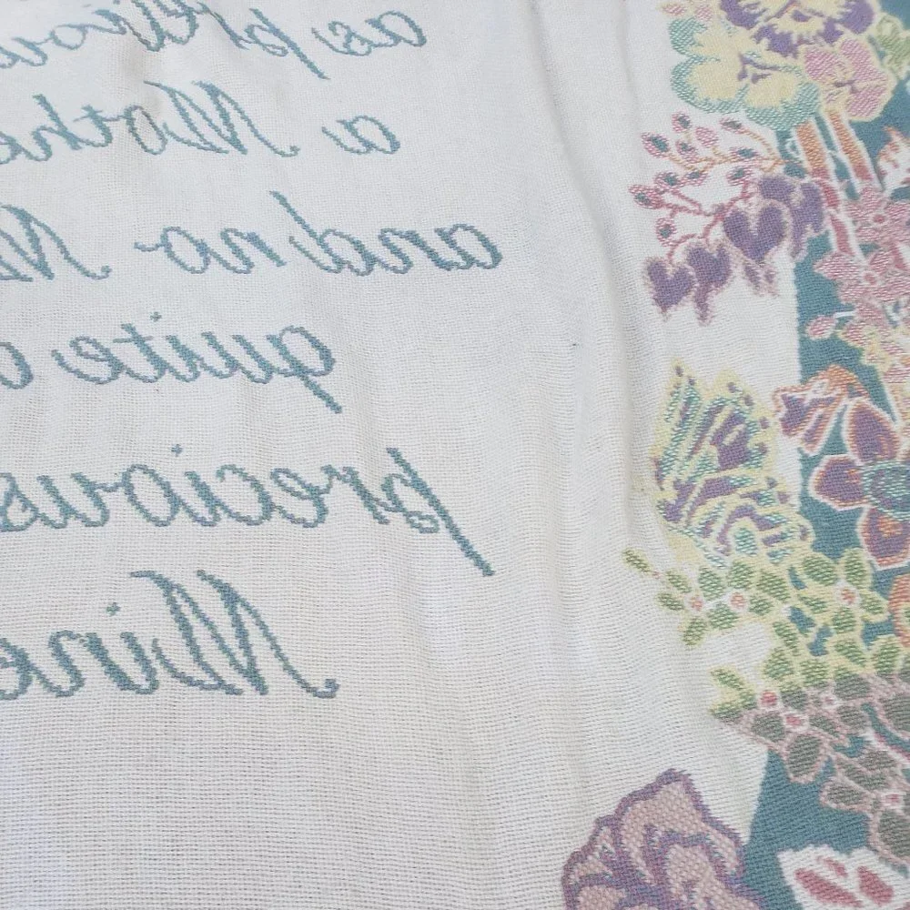 Tapestry Floral 80s Wall‎ Hanging Gift for  Mom